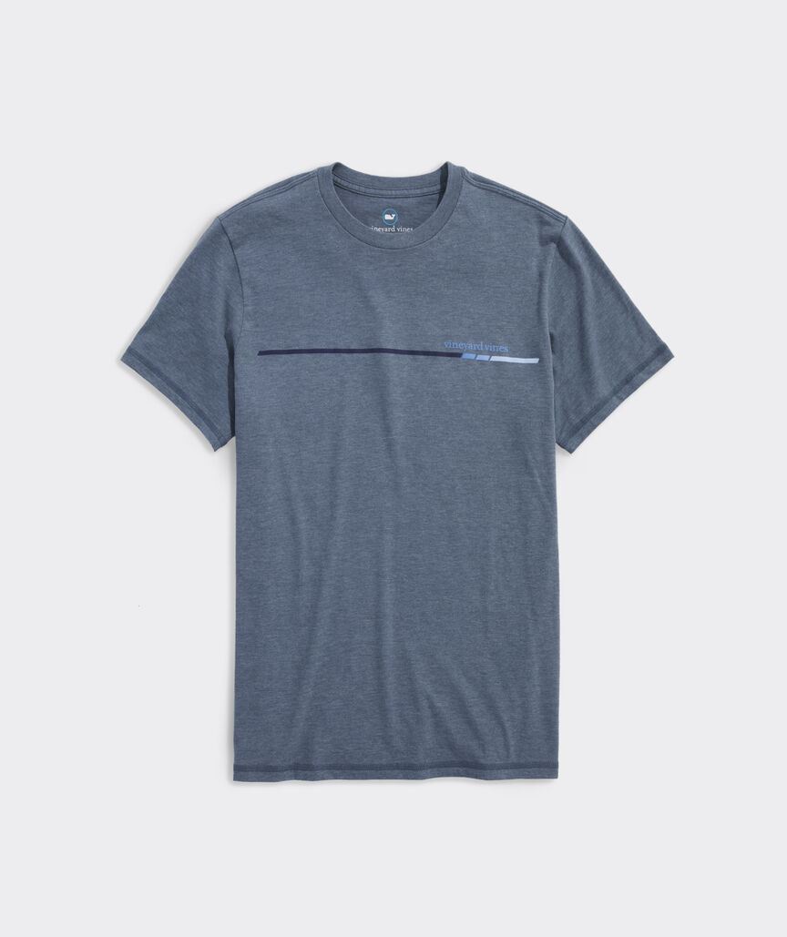 Active Stripe Short-Sleeve Dunes Tee