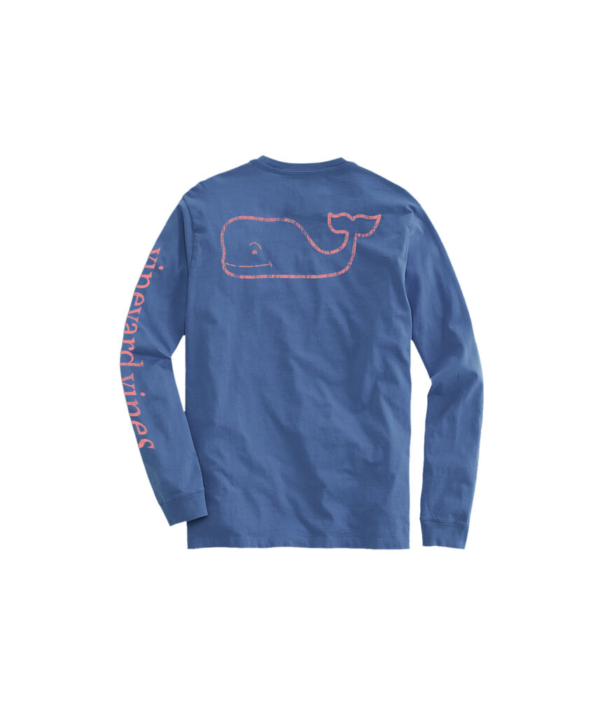 OUTLET Kids' Vintage Whale Long-Sleeve Pocket Tee