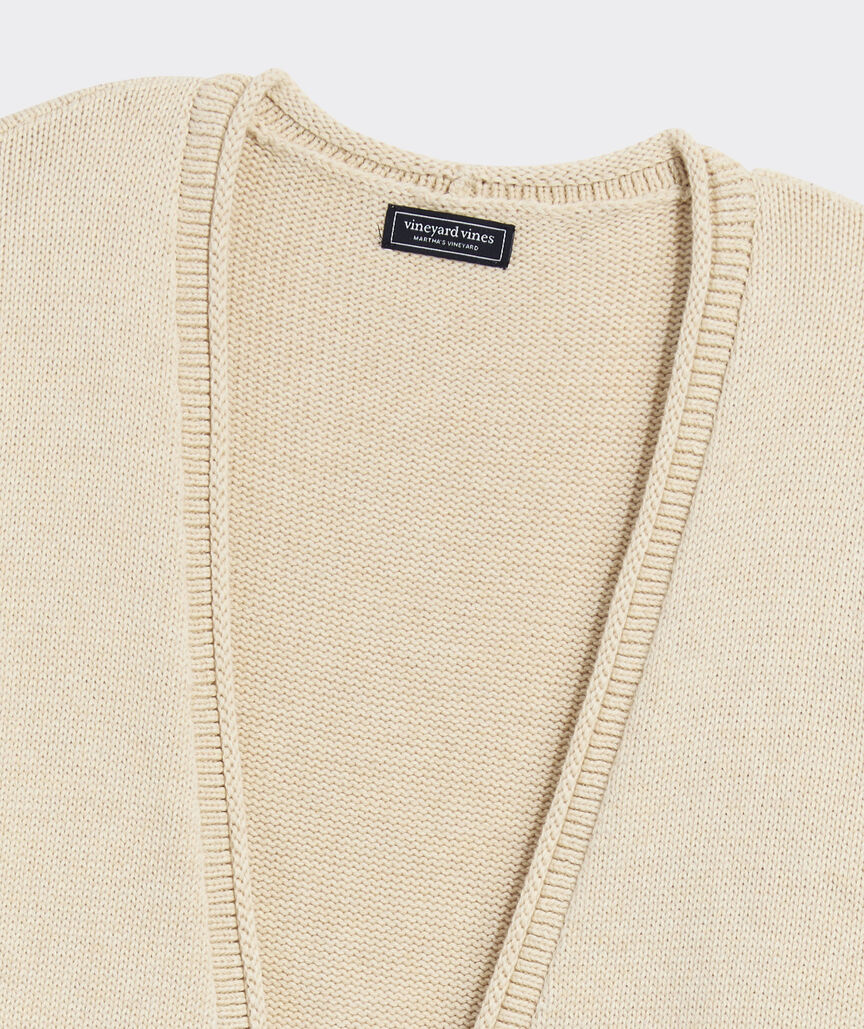 Katie Cotton Open Front Cardigan