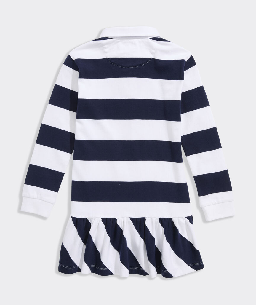 Girls' Drop-Waist Rugby Dress