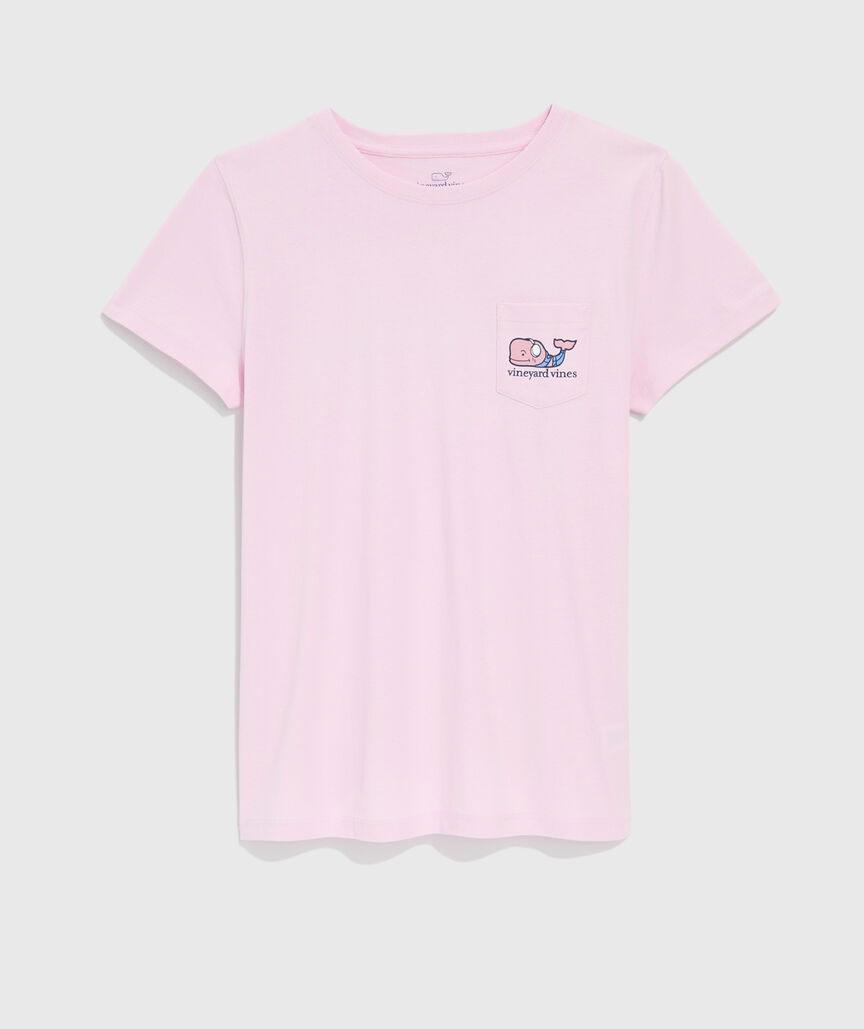 Women's Treadmill Whale Short-Sleeve Pocket Tee