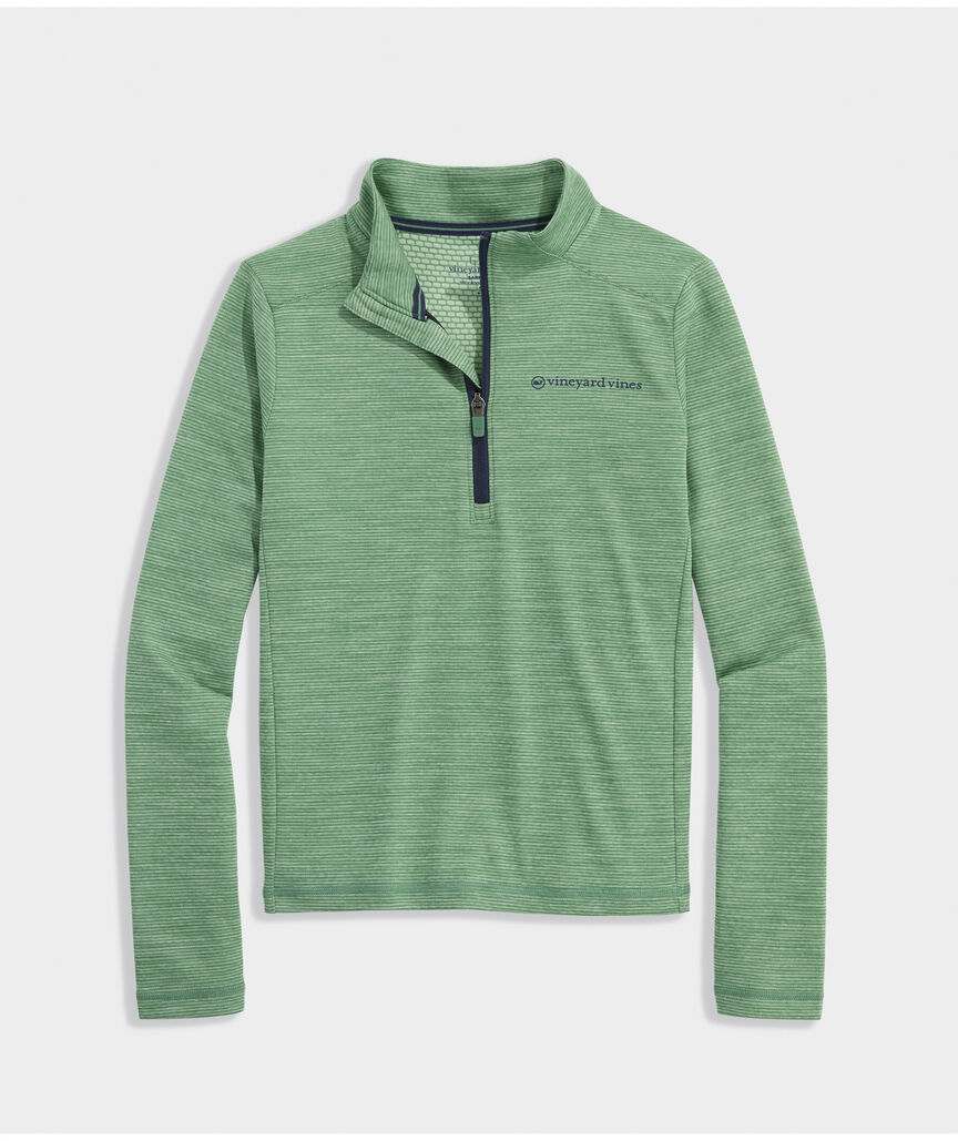 Boys' Breton Stripe Saltwater Quarter-Zip