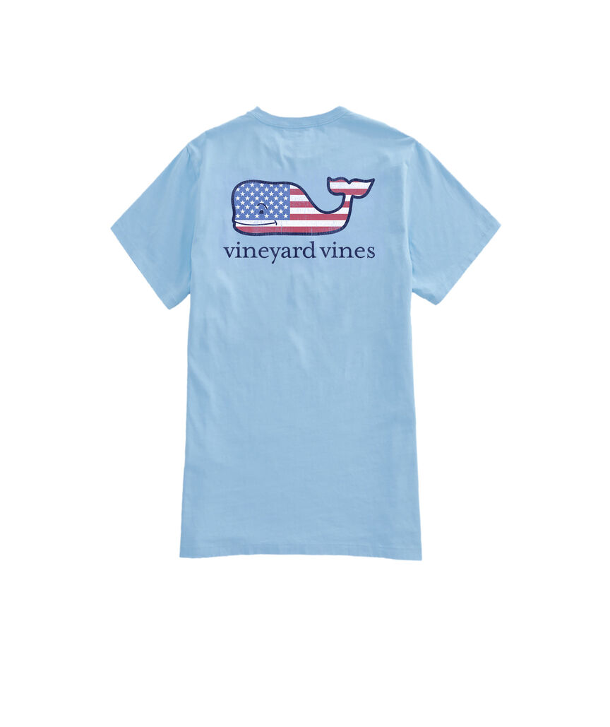 OUTLET Flag Whale Short-Sleeve Pocket Tee