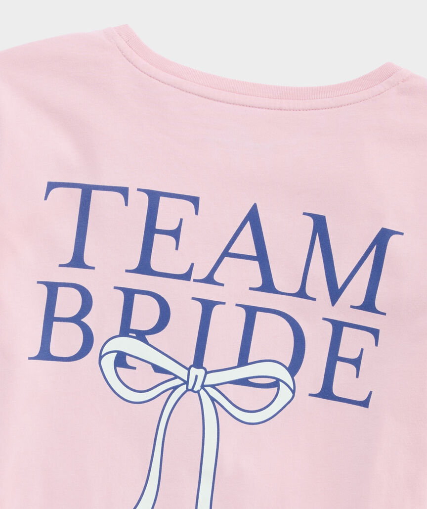 Team Bride Long-Sleeve Pocket Tee