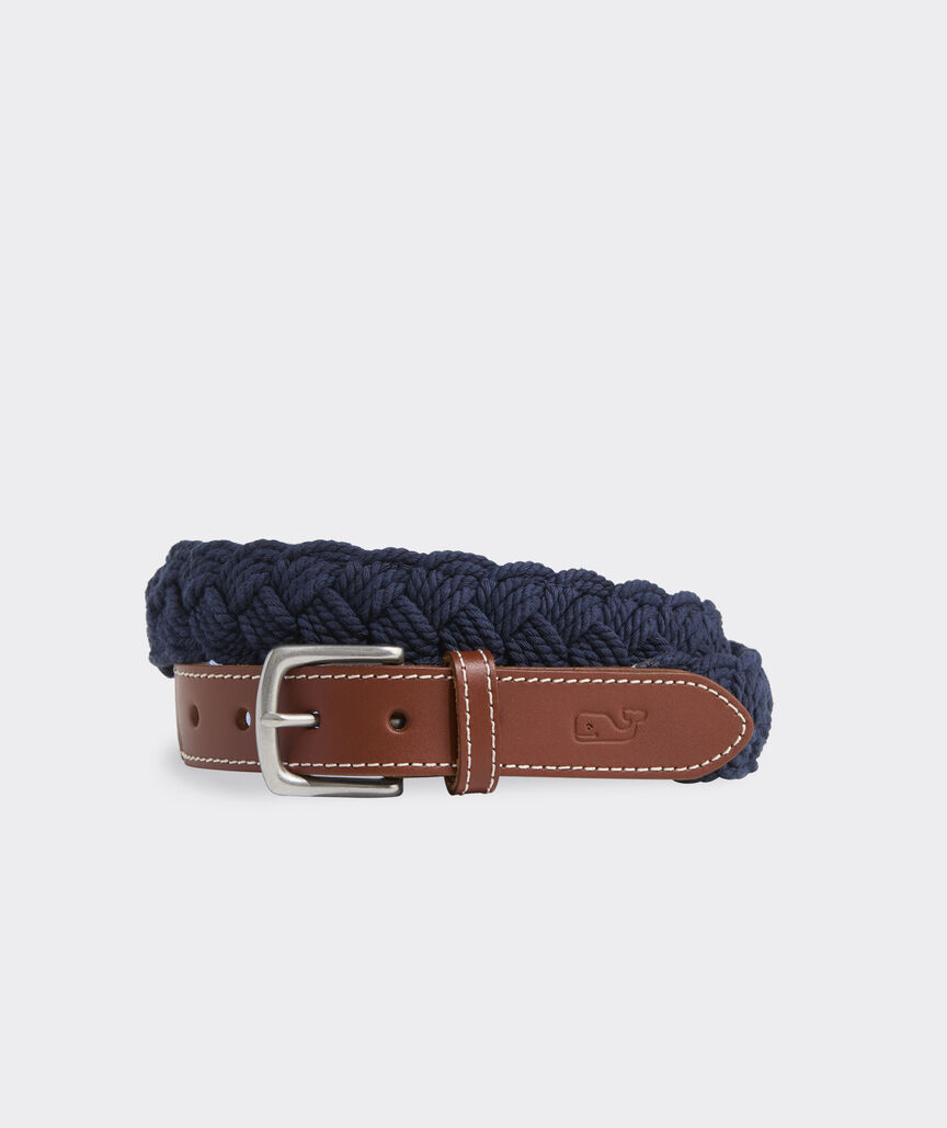 Braided Rope Club Belt