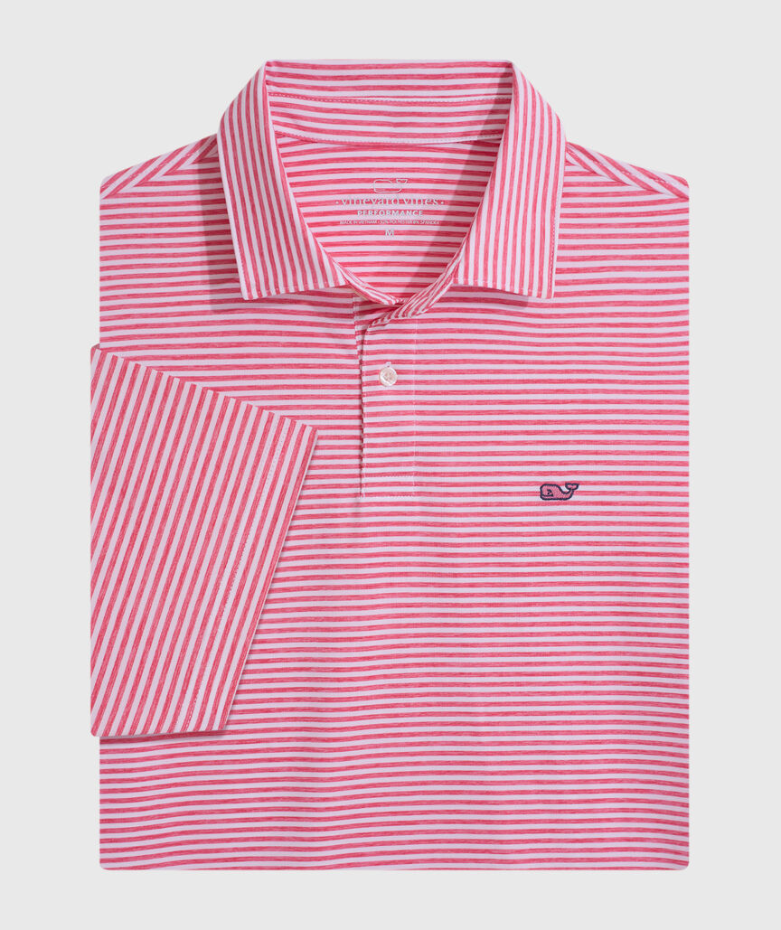 OUTLET Winstead Stripe Performance Polo