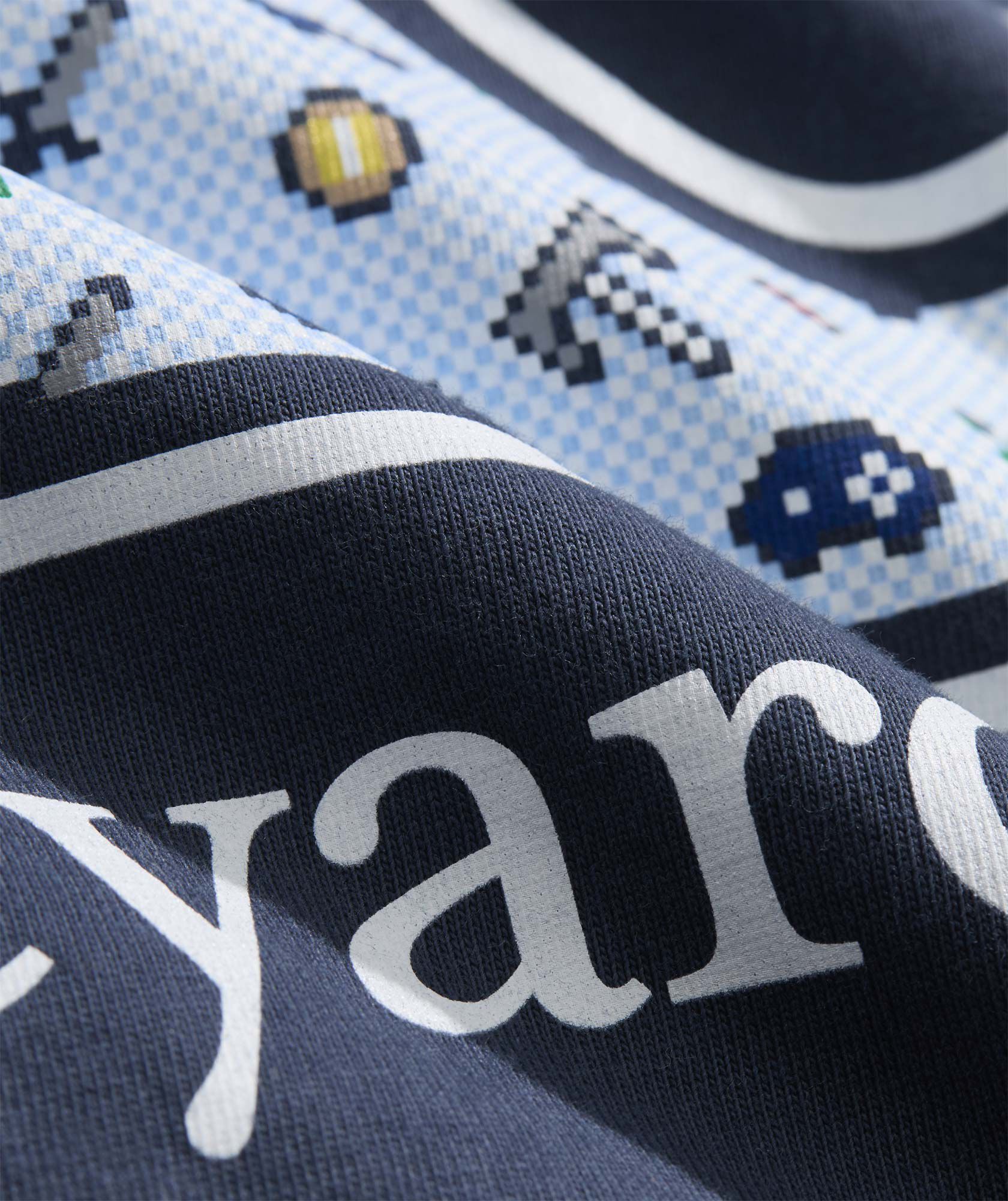 Boys' Pixel Gamer Whale Long-Sleeve Pocket Tee