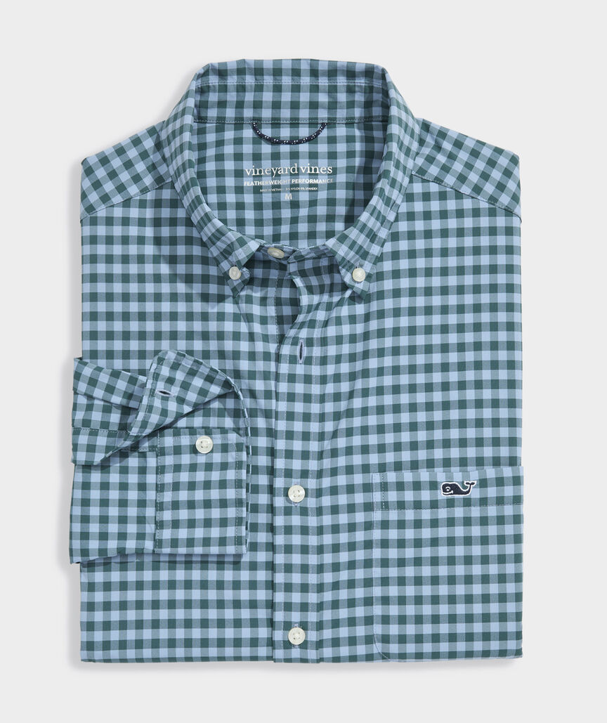 Performance Topsail Gingham Featherweight Shirt