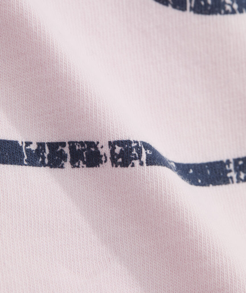 Girls' Garment-Dyed Vintage Whale Short-Sleeve Pocket Tee