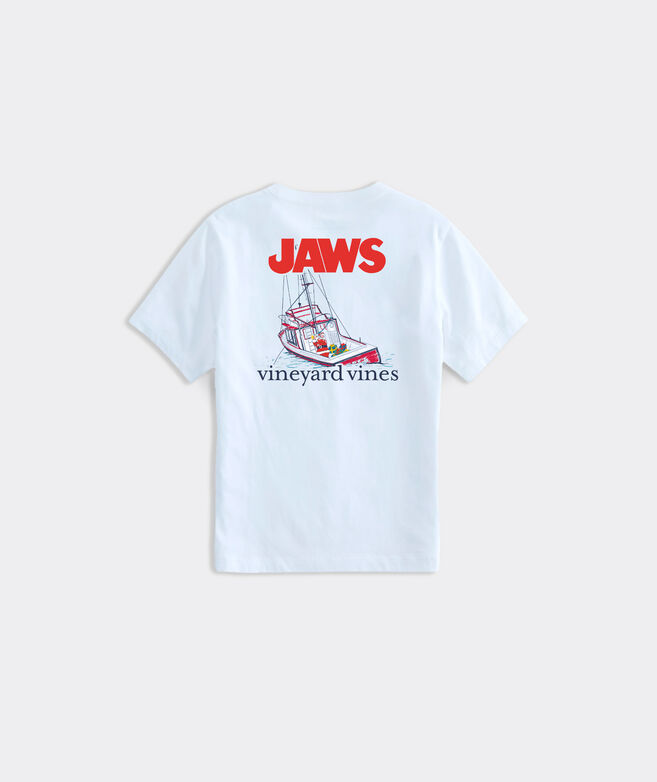 Kids' JAWS x vineyard vines Santa Boat Short-Sleeve Pocket Tee