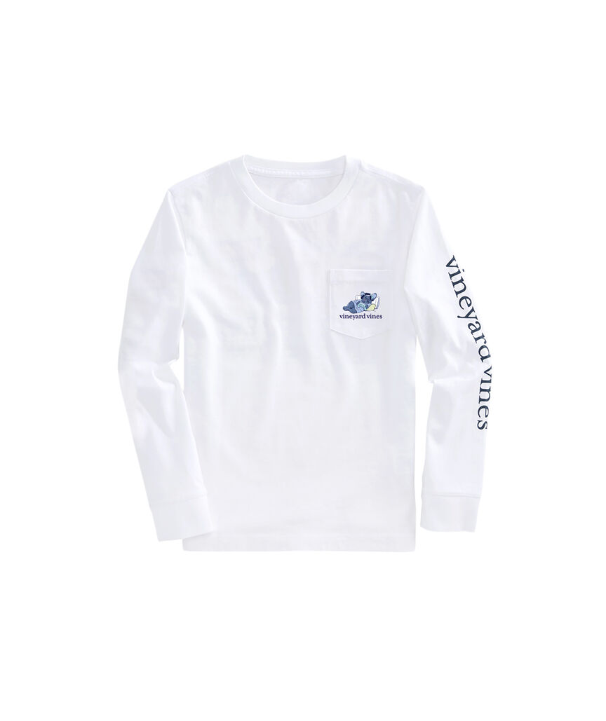 OUTLET Boys' Top Dog Long-Sleeve Pocket Tee