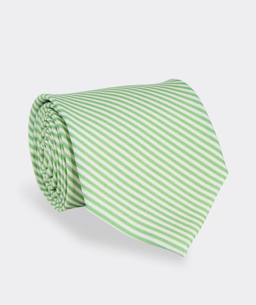 Vineyard Seersucker Silk Tie