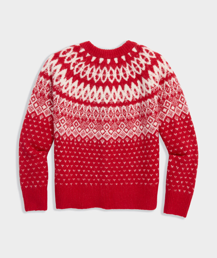 Girls' Fair Isle Cardigan