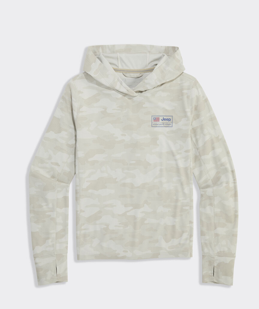 Jeep Collection Boys' Sun Tech Hoodie Tee