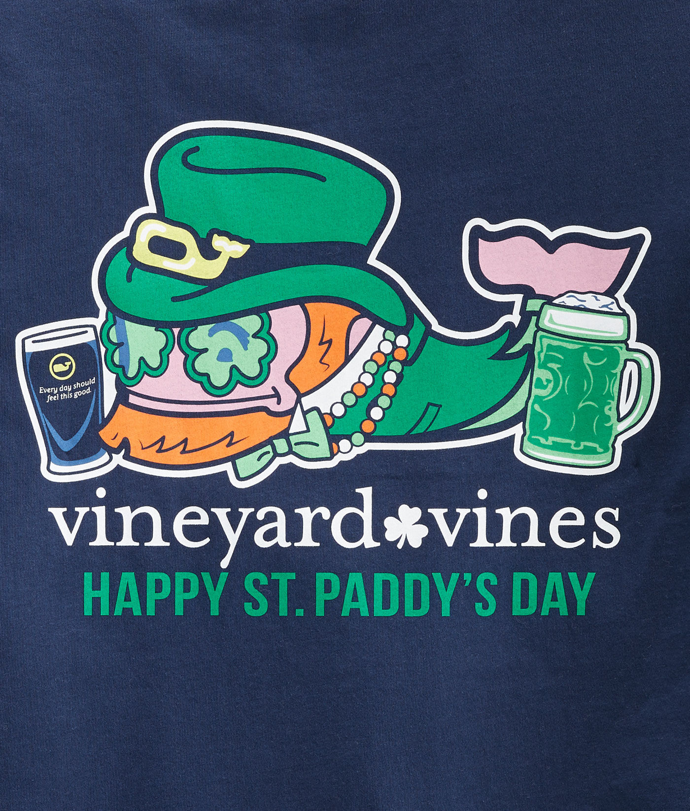 Shop St. Paddy's Day Whale Long-Sleeve Pocket Tee at vineyard vines