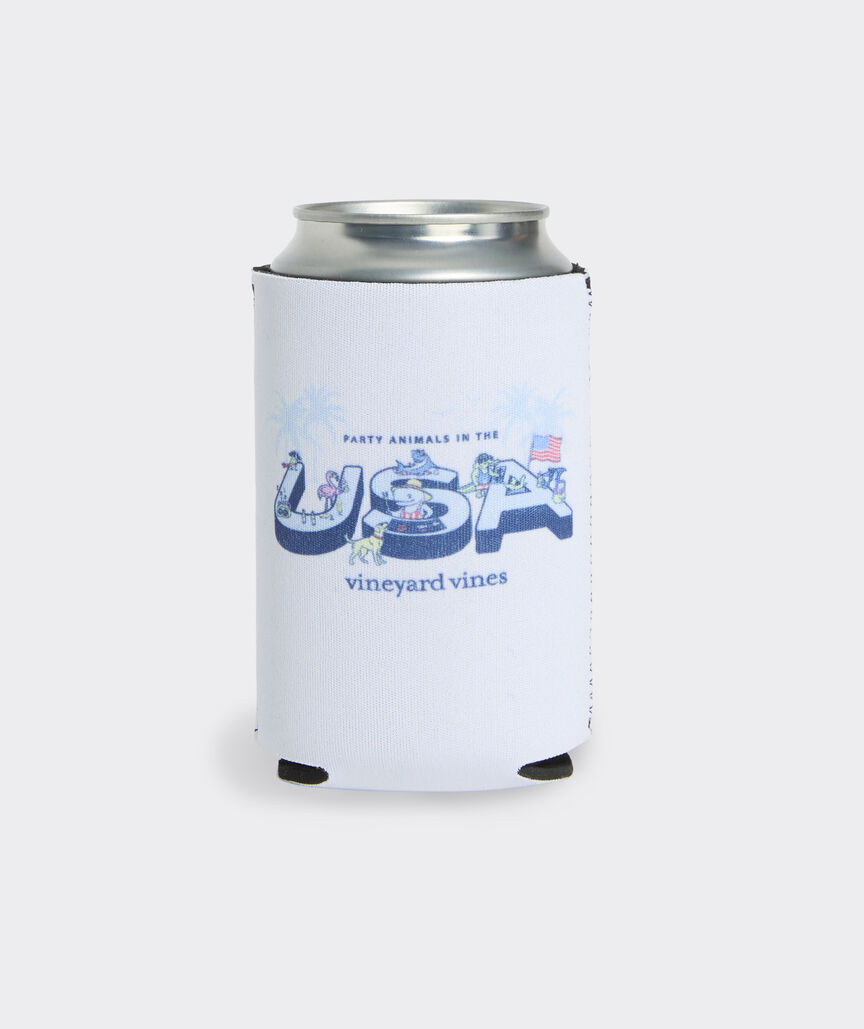 Party Animals In The USA Coozie