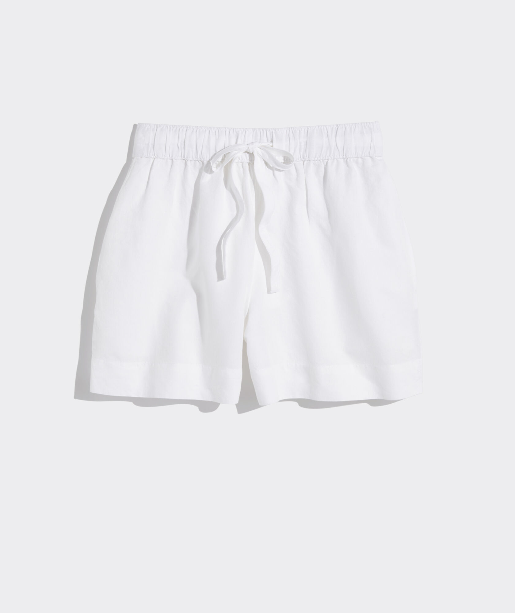 Linen-Blend Tie-Waist Shorts