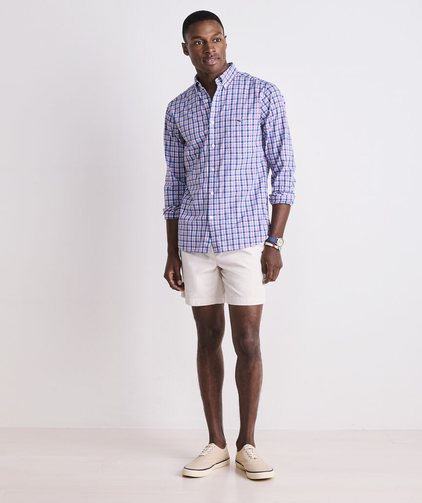 Sandie Plaid Perfect Wash Poplin Shirt