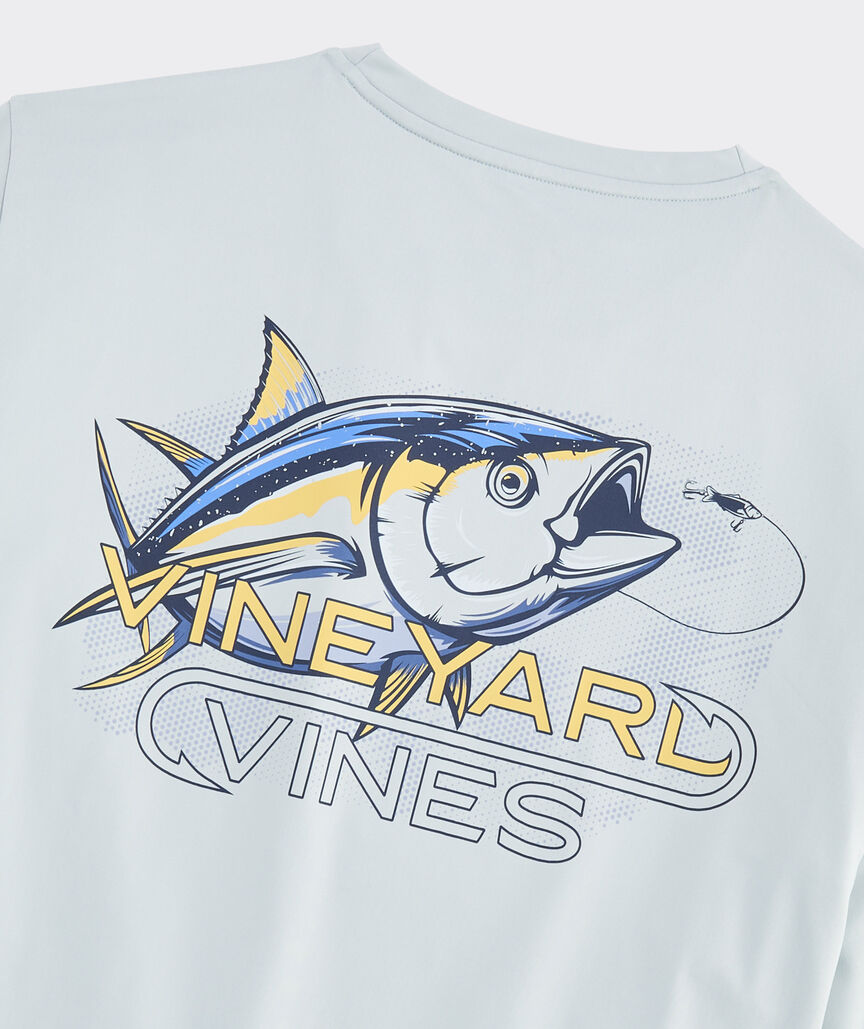 Performance Yellowfin Hooked Long-Sleeve Harbor Tee