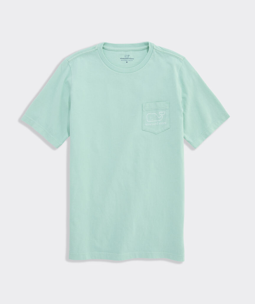 Boys' Drift Dye Vintage Whale Short-Sleeve Pocket Tee
