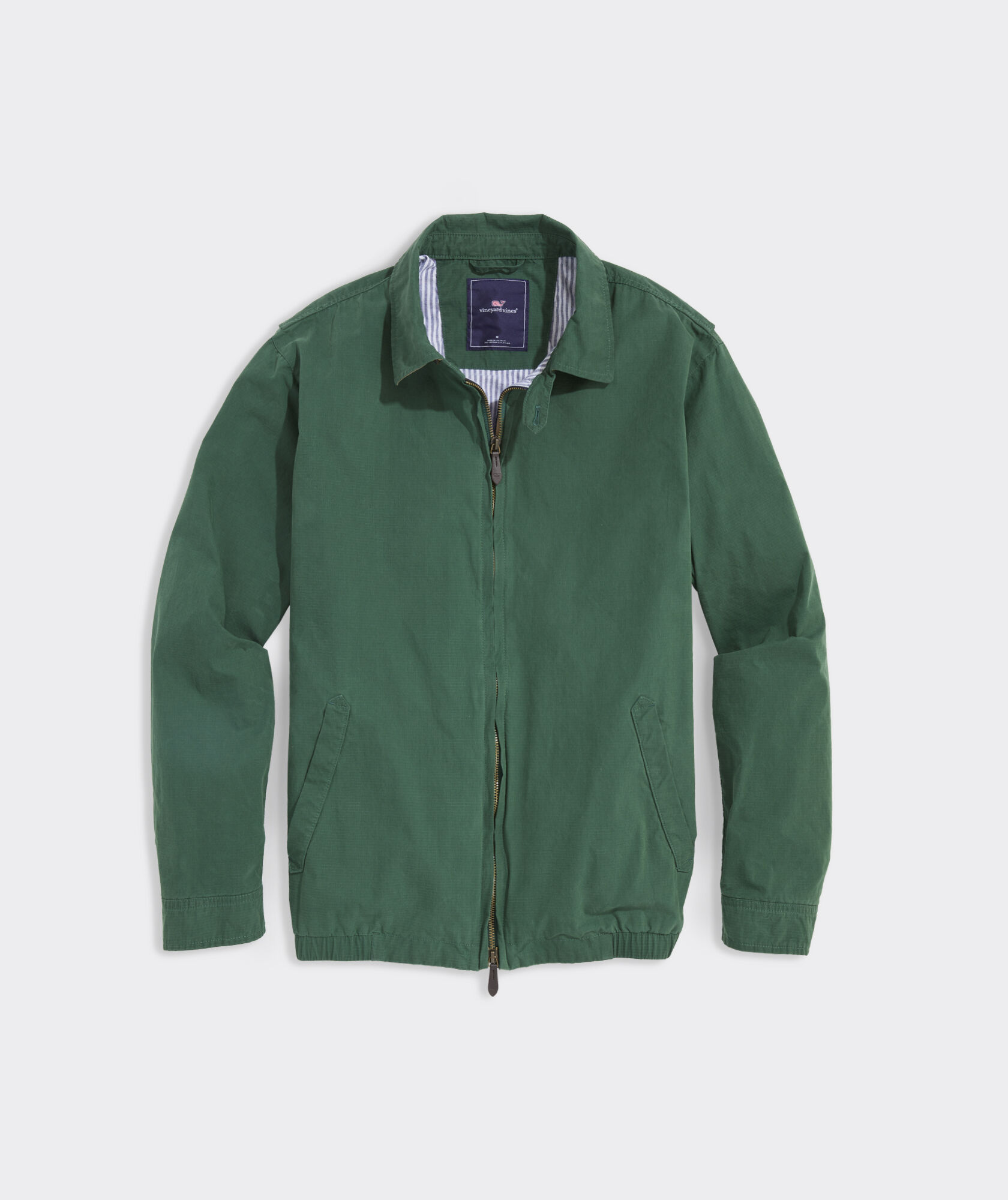 Waxed Cotton Harrington Jacket