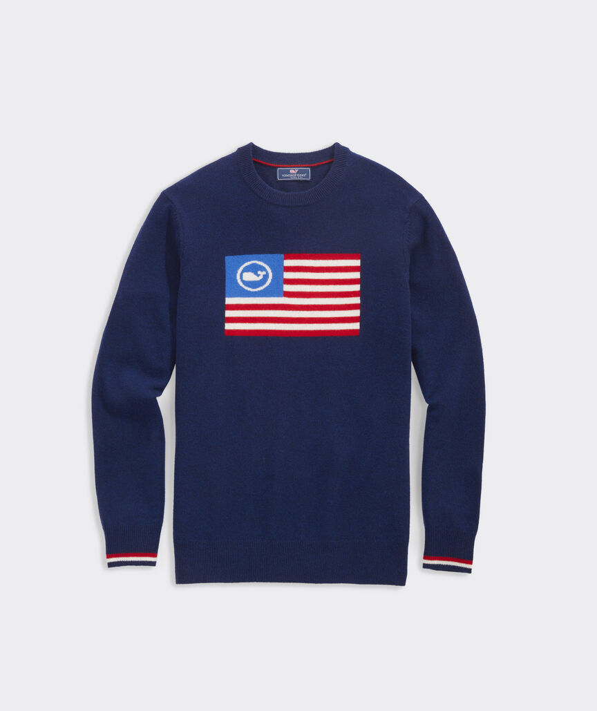 American Flag Cashmere Sweater