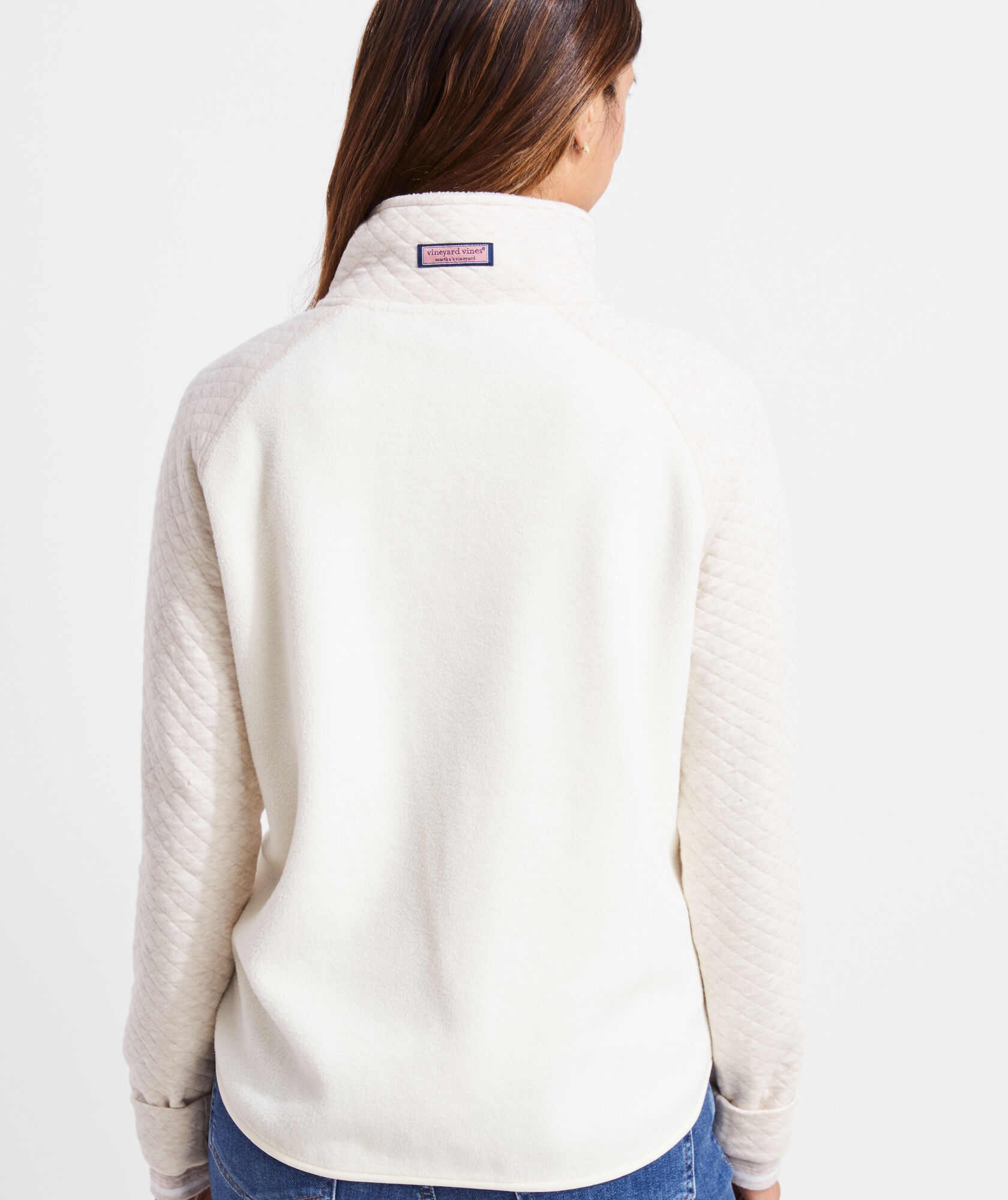 Quilted Sherpa Half-Zip at vineyard vines