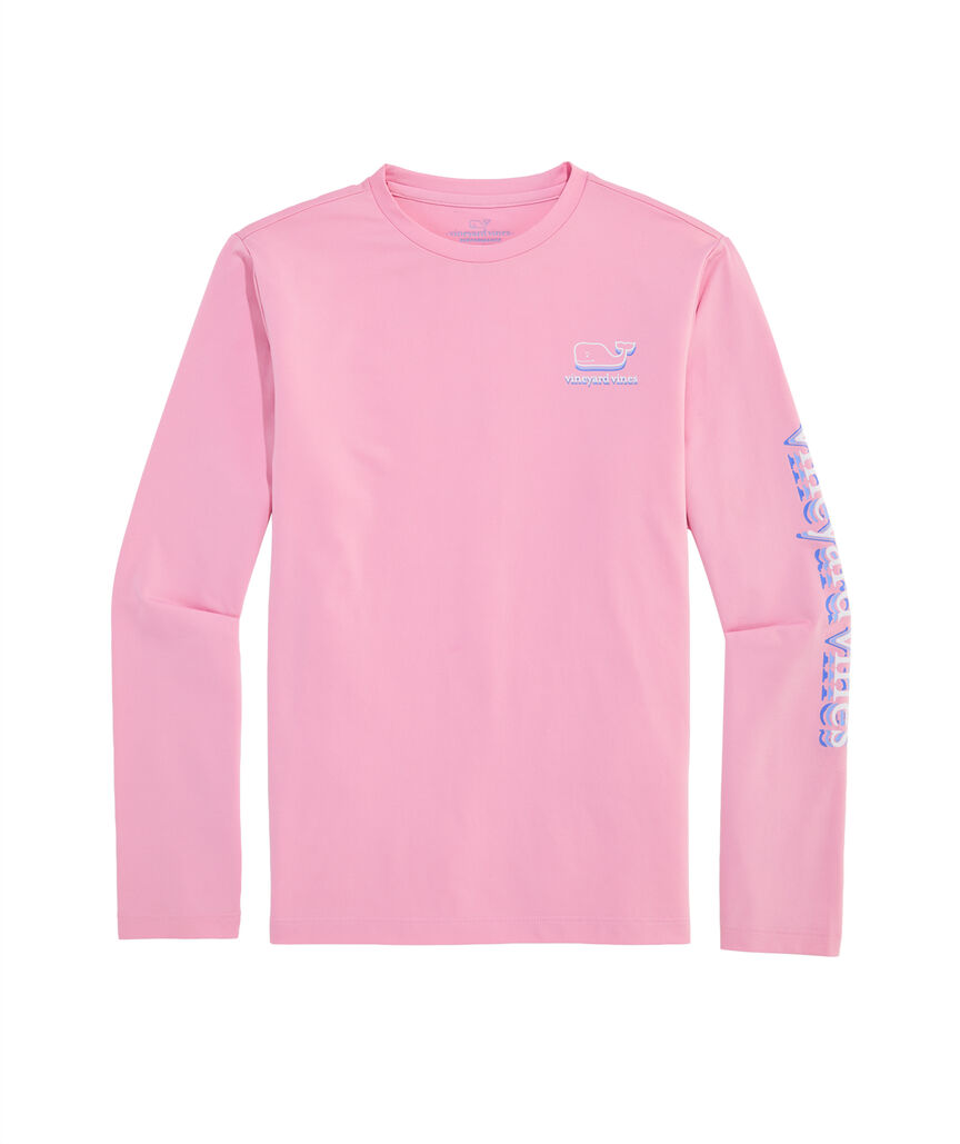 OUTLET Girls' Stacked Whale Rashguard