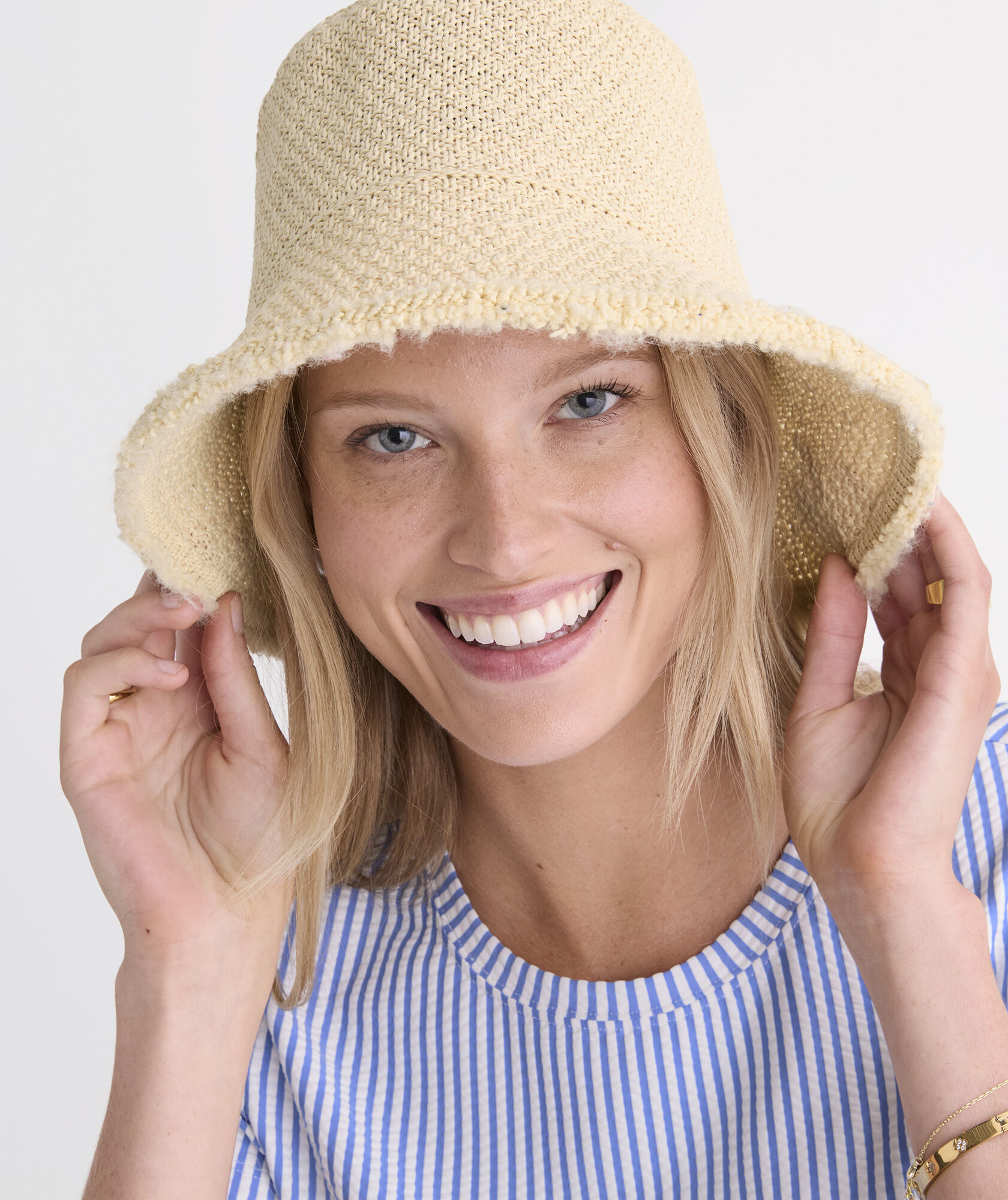 Woven Bucket Hat by Vineyard Vines