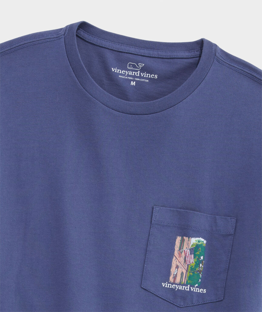 Charleston Alley Flag Long-Sleeve Pocket Tee