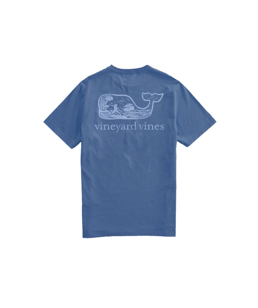 OUTLET Surfer Whale Short-Sleeve Pocket Tee