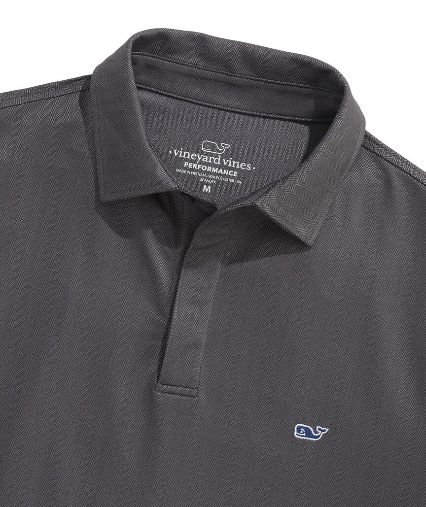 OUTLET Herringbone Performance Polo