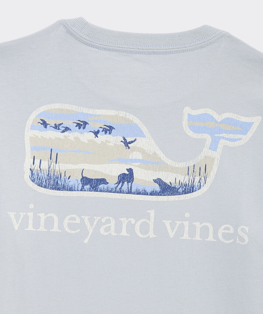 Boys' Duck Hunt Whale Long-Sleeve Pocket Tee