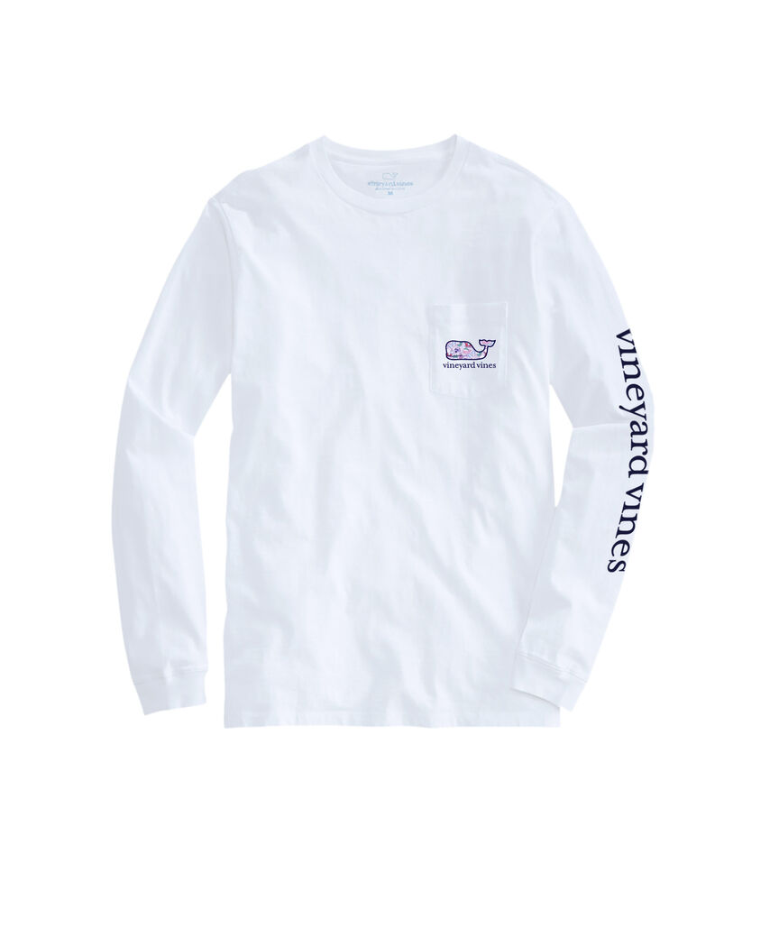 OUTLET Holiday Haul Whale Long-Sleeve Pocket Tee