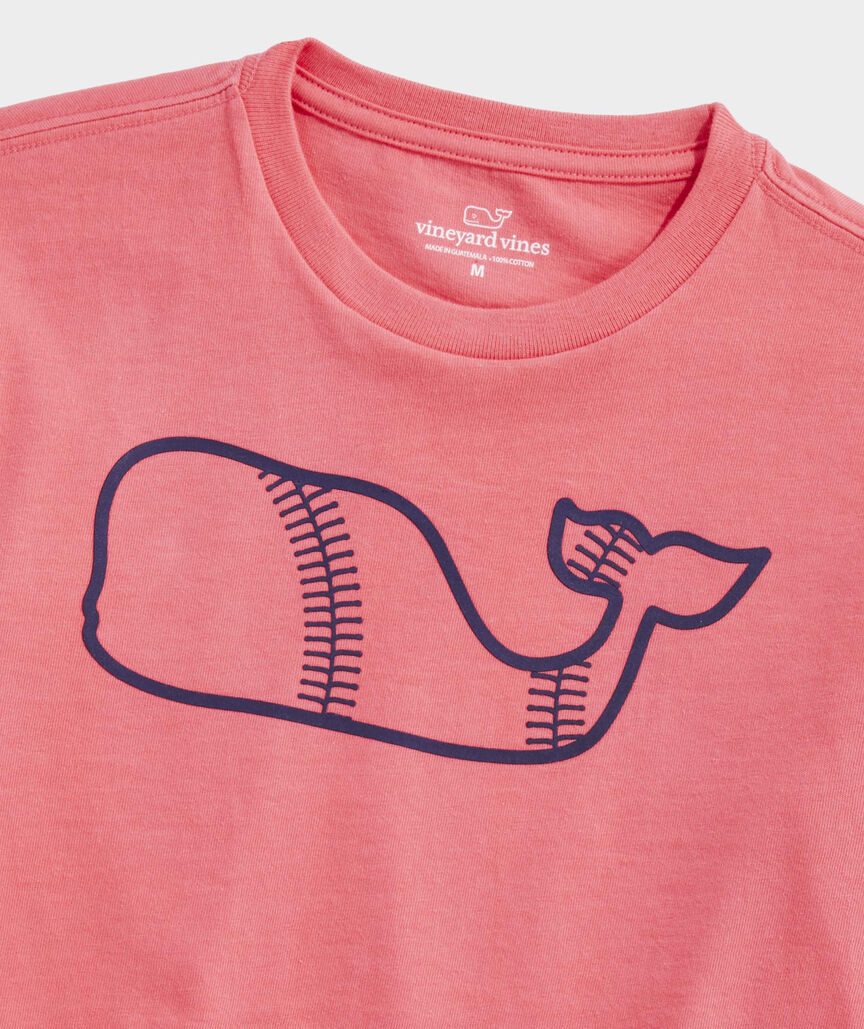 Boys' Baseball Whale Long-Sleeve Tee