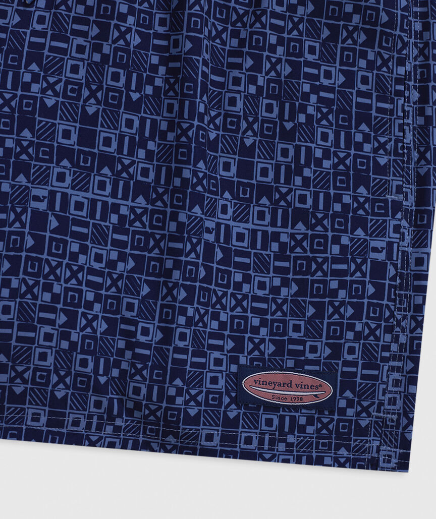 OUTLET 5 Inch Nautical Flags Chappy Swim Trunks