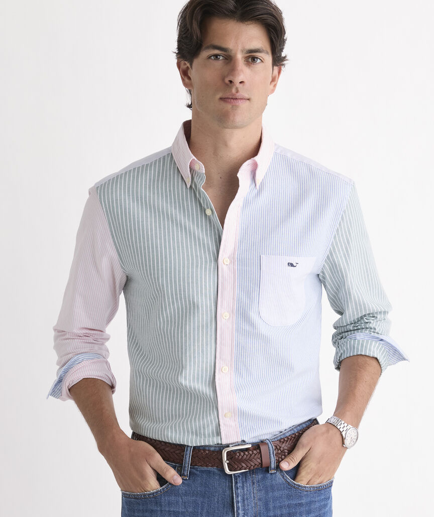 Stripe Party Oxford Shirt