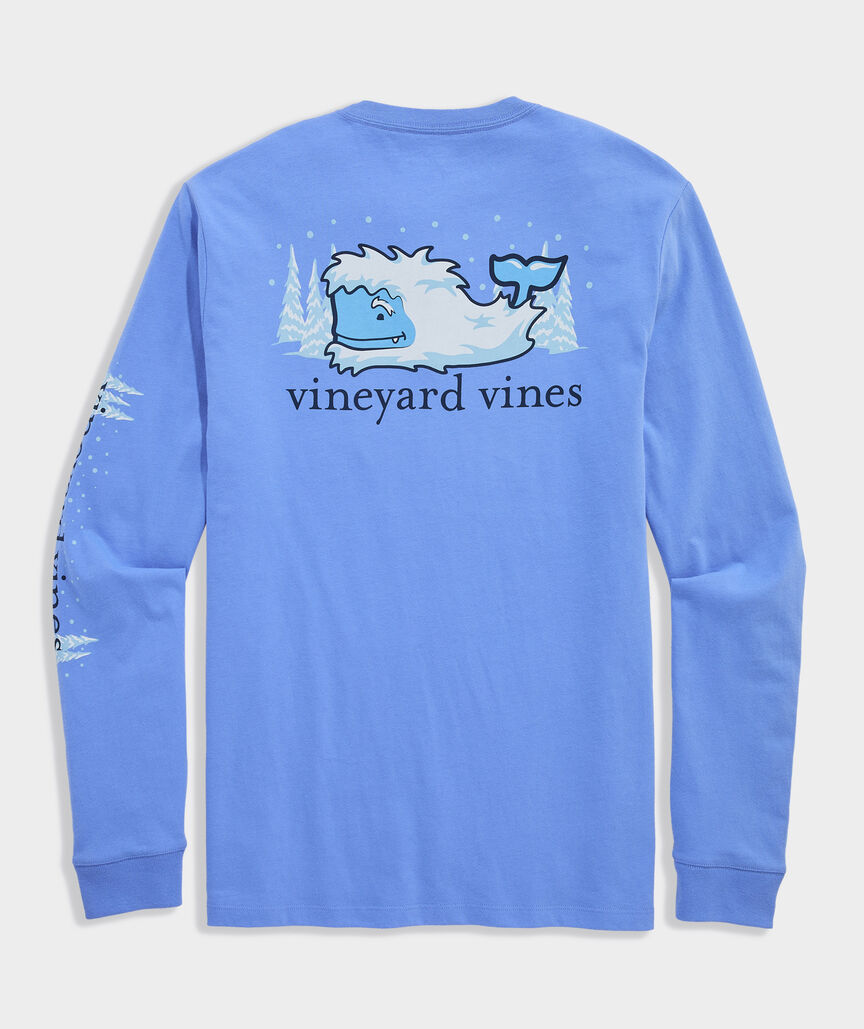 Yeti Whale Long-Sleeve Pocket Tee