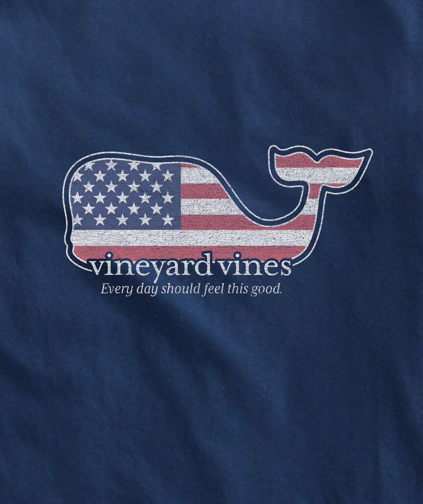 OUTLET VV Americana Whale Short-Sleeve Pocket Tee