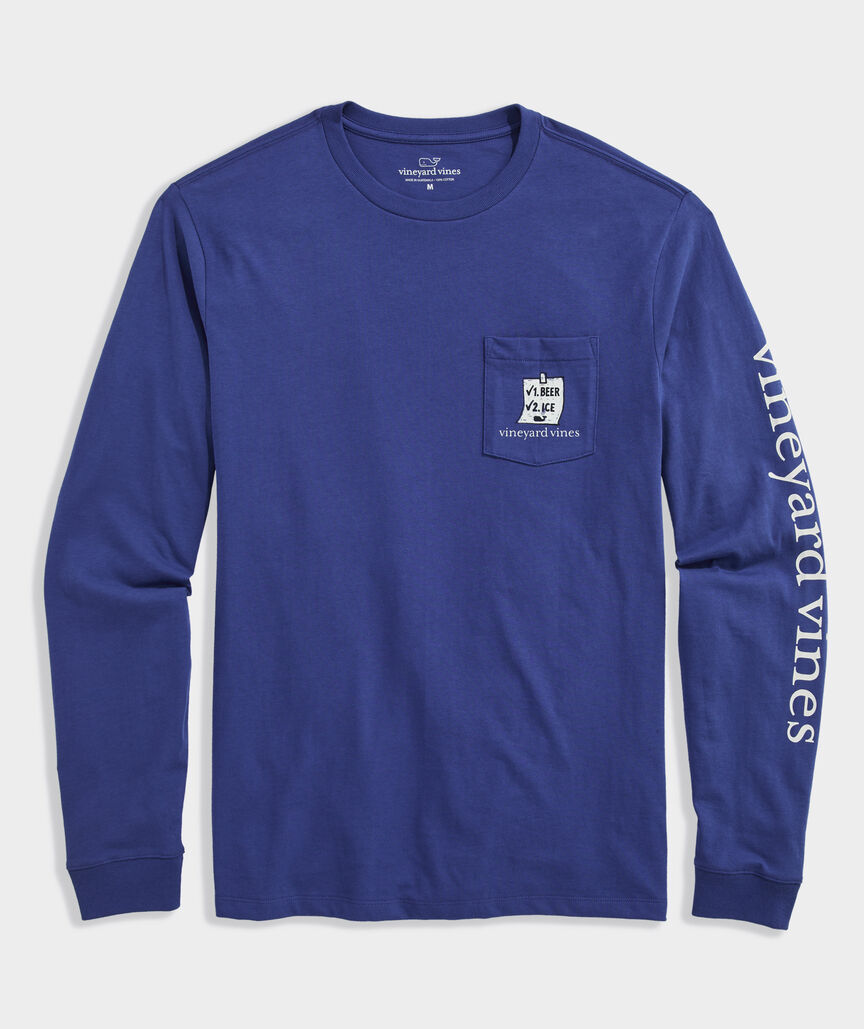 Bucket List Long-Sleeve Pocket Tee