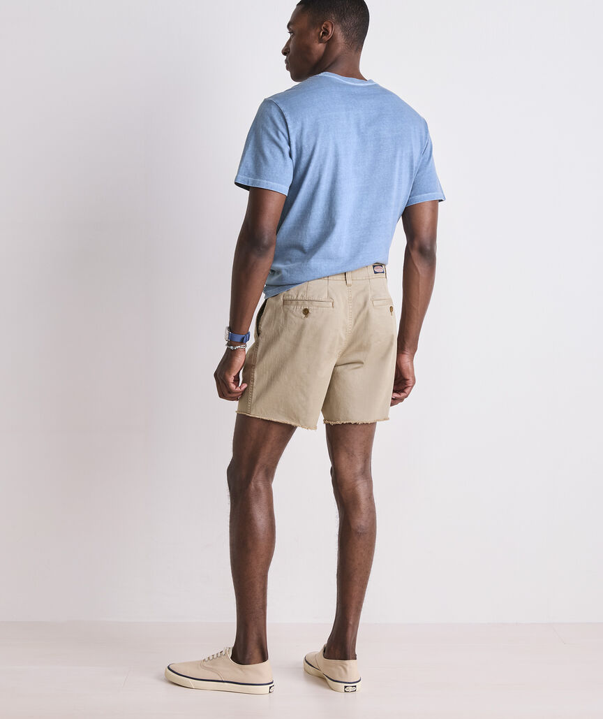 6 Inch Lived-In Cutoff Shorts