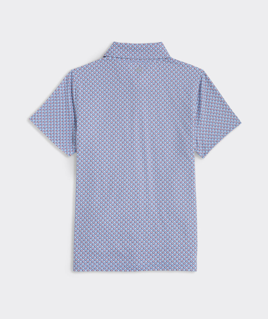Boys' Performance Printed Sankaty Polo