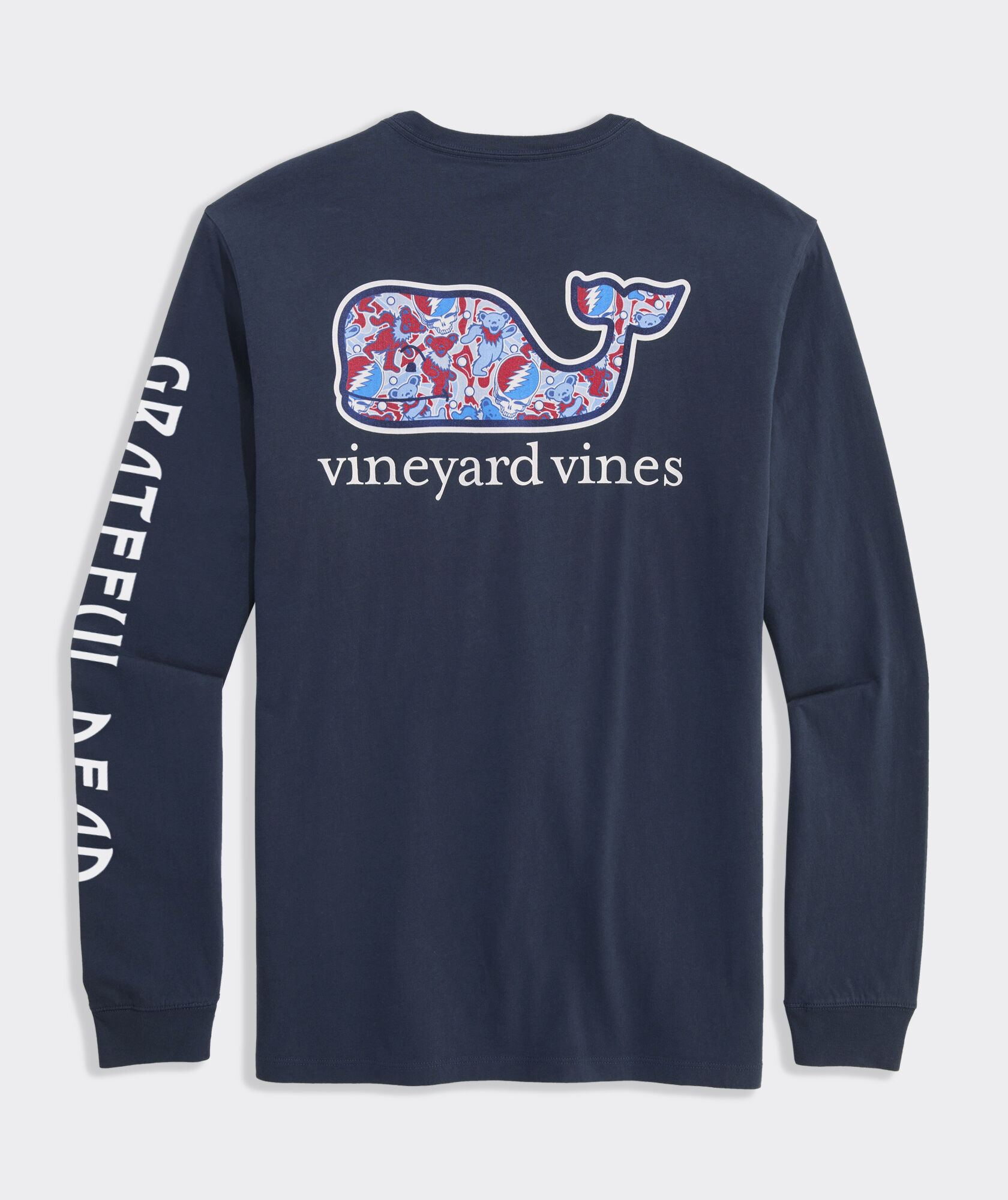 Grateful Dead x vineyard vines Whale Long-Sleeve Pocket Tee