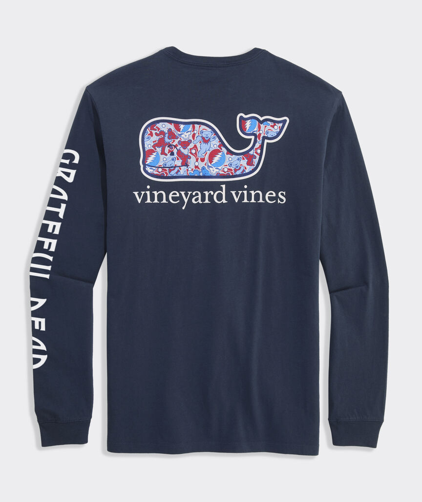 Grateful Dead x vineyard vines Whale Long-Sleeve Pocket Tee