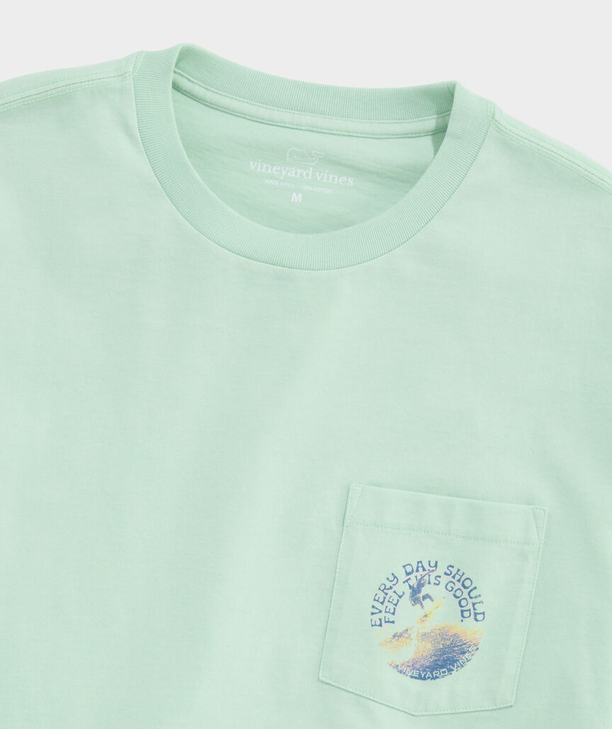 EDSFTG Surfer Poster Short-Sleeve Pocket Tee