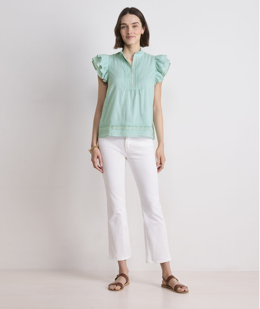 Adare Lace Inset Top