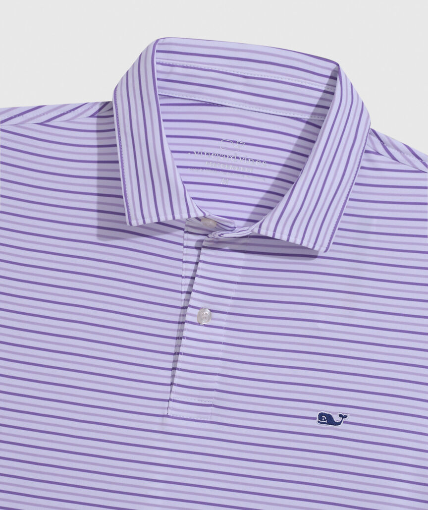 OUTLET Bradley Stripe Performance Polo