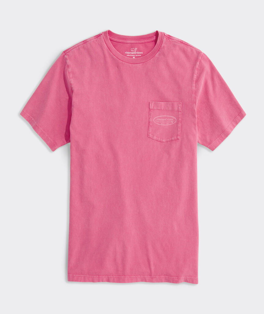 Drift Dye Outlined Surf Logo Short-Sleeve Pocket Tee