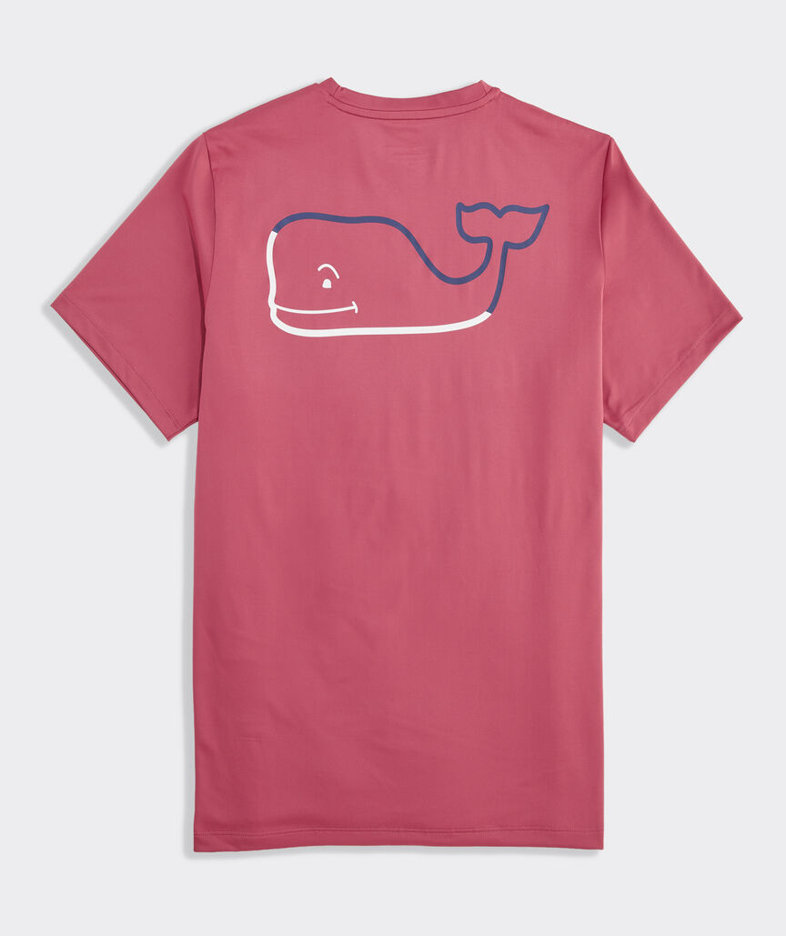 Performance Burgee Whale Short-Sleeve Harbor Tee