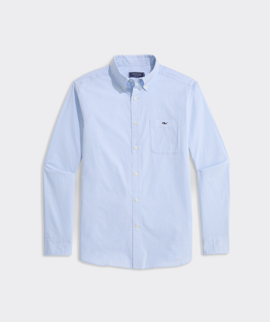 Anegada Gingham Perfect Wash Poplin Shirt